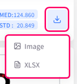 Save result menu