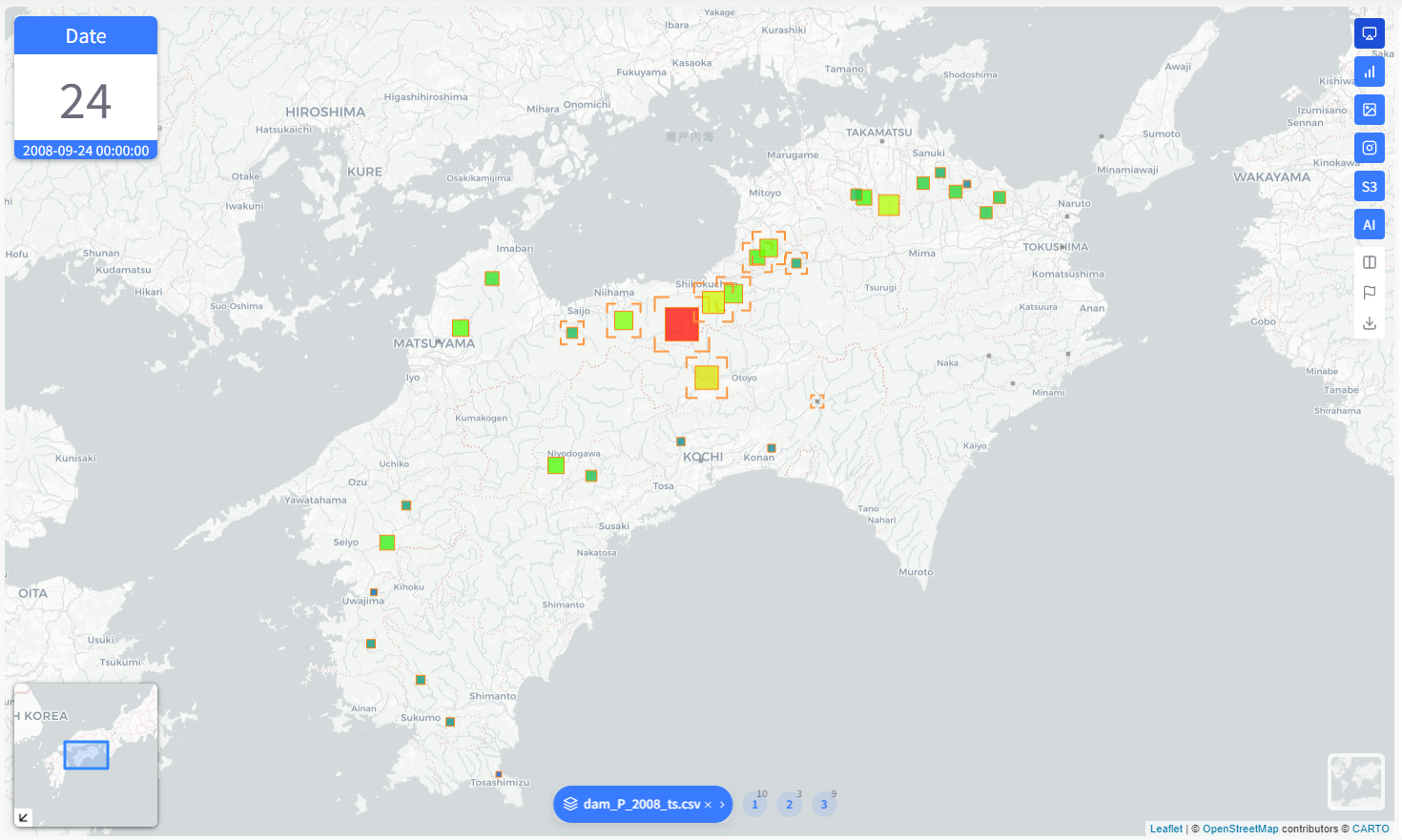 Select and group observation points